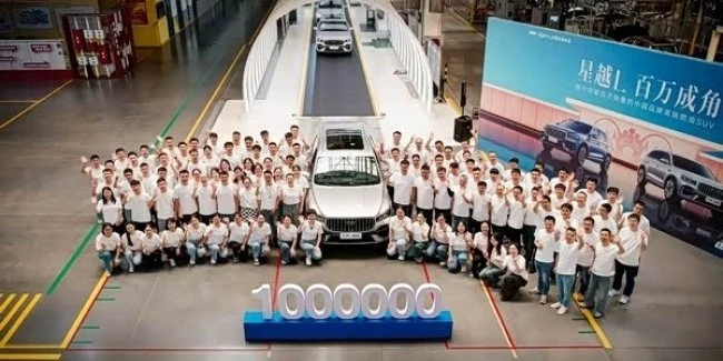 Сукупні продажі кросовера Geely Monjaro перевищили один мільйон автомобілів