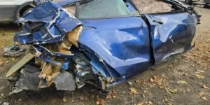 Tesla Model S Plaid розбилася на швидкості 286 кілометрів на годину: водій дивом вижив